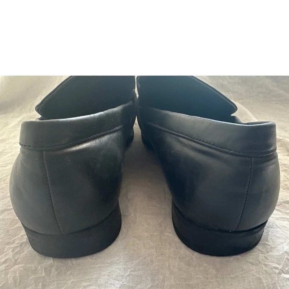 Guess Loafers Dress Shoes Slip On Square Toe Black‎ Leather Men's Size 11 Career